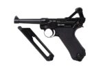 Air rifle Pistol RANGER P08 Parabellum KWC cal. 4.5 BBS blow back 21 shots Full Metal CO2 - imagine 7