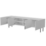 Cama LUCCA 4D TV cabinet 200x40x59 white - imagine 2