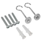 Maclean MC-923 Set of 2 hangers for projection screens  max. load 25KG (for set)  steel - imagine 2