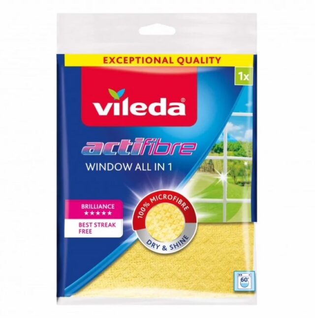 Cleaning Cloth Vileda window's Actifibre 1 pc(s) - imagine 4