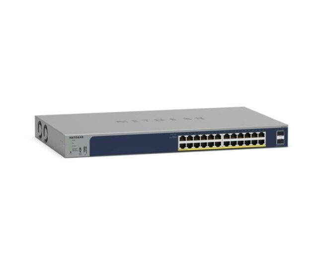 NETGEAR GS724TPv3 Managed L2 Gigabit Ethernet (10/100/1000) Power over Ethernet (PoE) Grey - imagine 3