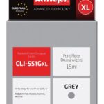 Activejet ACC-551GN Ink (replacement for Canon CLI-551G; Supreme; 15 ml; gray)