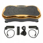 EXTRALINK PLATOFRMA WIBRACYJNA DO ĆWICZEŃ FITNESS MOONWALK SPINMOVE ZŁOTY