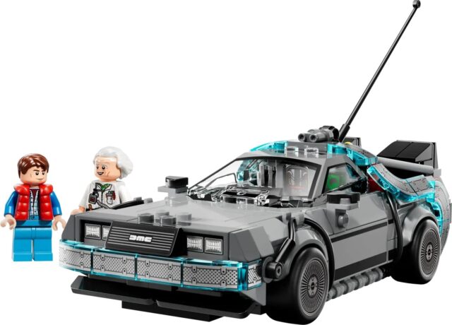LEGO SPEED CHAMPIONS 77256 Time Machine from Back to the Future - imagine 3