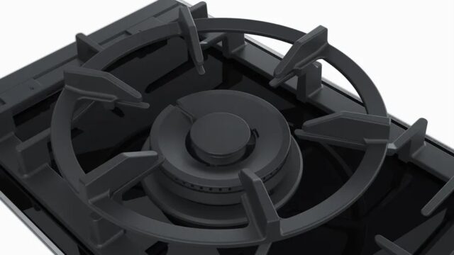 Bosch Serie 8 PRA3A6B70 hob Black Built-in 30 cm Gas 1 zone(s) - imagine 3