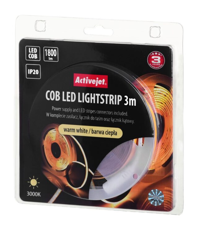 Activejet AJE-COB 3m ciep strip light Universal strip light Indoor - imagine 8