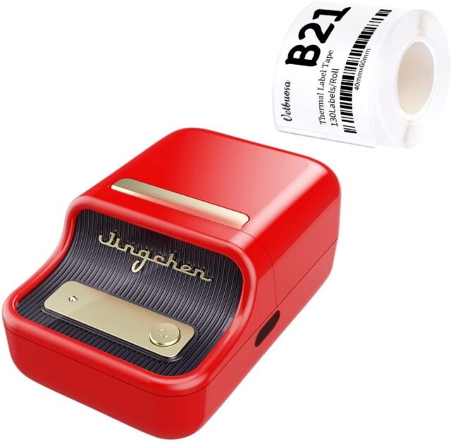 Niimbot B21S Label Printer Red - imagine 7