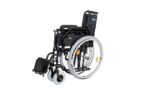 Steel wheelchair RF-1 Cruiser Black 48cm - imagine 5