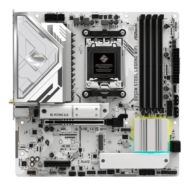 Asrock B850M Steel Legend WiFi AMD B850 Socket AM5 micro ATX - imagine 2