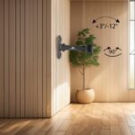 Maclean MC-416 TV Monitor Wall Mount 13 -32  30kg Tilt Rotate max. VESA 100x100 Black Powder Coating LED OLED LCD Universal Bracket Holder - imagine 12