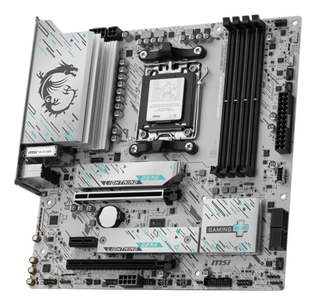MSI B850M GAMING PLUS WIFI AMD B850 Socket AM5 micro ATX - imagine 3