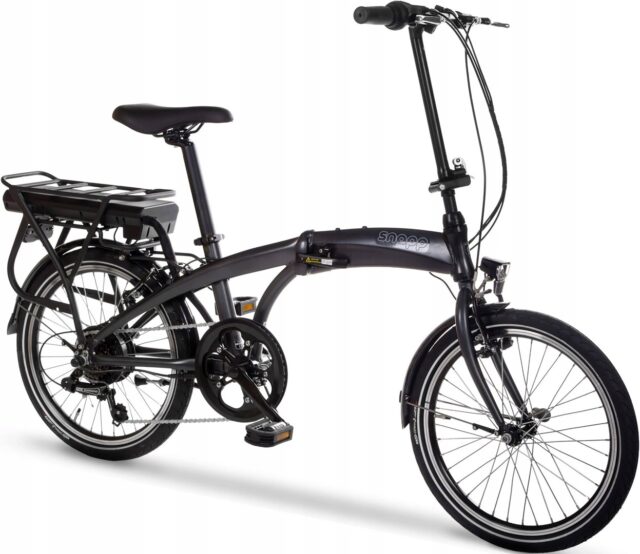 Snapp City-E Graphite folding electric bicycle - imagine 14