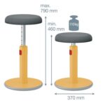Leitz Ergo Cosy Active Sit Stand Stool 2 in1 - imagine 4