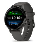 Garmin Venu 3S 3.05 cm (1.2 ) AMOLED 41 mm Digital 390 x 390 pixels Touchscreen Grey Wi-Fi GPS (satellite)