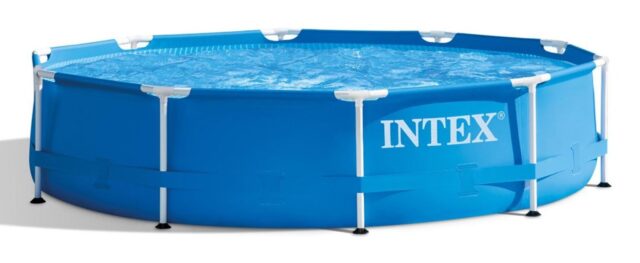 Intex 28200NP above ground pool Framed pool Round 4485 L Blue - imagine 5