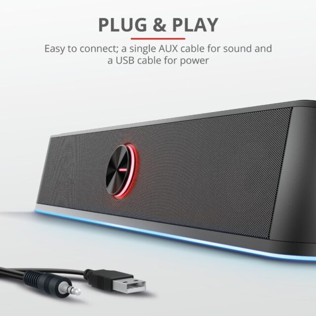 Trust GXT 619 Thorne Black 2.0 channels 6 W - imagine 5