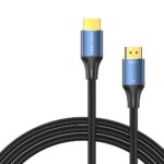 Vention Cotton Braided HDMI-A Male to Male HD Cable 8K 3M Blue Aluminum Alloy Type - imagine 4