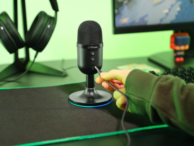 Trust GXT 234P Yunix Black Table microphone - imagine 5