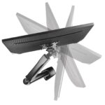 Montis Uchwyt do monitora „ELBRUS” MT014 81.3 cm (32 ) Black Desk - imagine 5