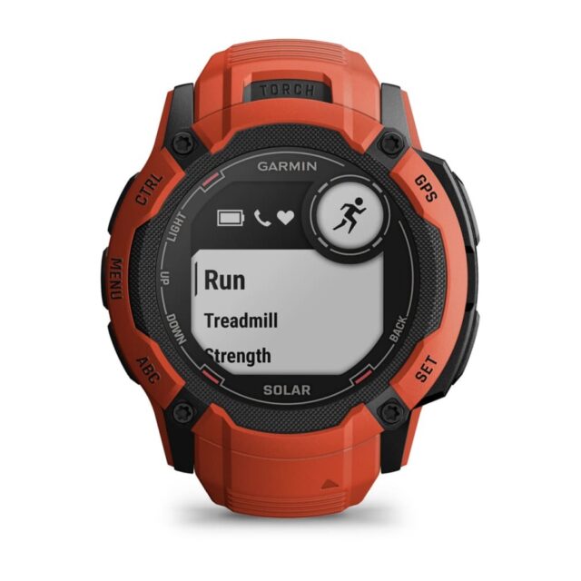 Garmin Instinct 2X Solar 2.79 cm (1.1 ) MIP 50 mm Digital 176 x 176 pixels Touchscreen Red GPS (satellite) - imagine 4