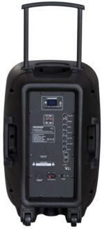 Blaupunkt PA12 portable speaker 650 W Stereo portable speaker Black - imagine 2