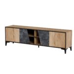 Cama 4D RTV cabinet OVO 180x38xH53 oak/concrete