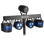 LIGHT4ME Belka LED Par Derby Laser - lighting kit - imagine 7