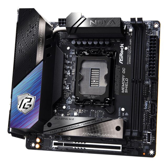 Asrock Phantom Gaming Z890I Nova WiFi Intel Z890 LGA 1851 (Socket V1) mini ITX - imagine 5