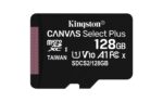 Kingston Technology Canvas Select 128GB micSDXC Plus 100R A1 C10 Card + ADP - imagine 3
