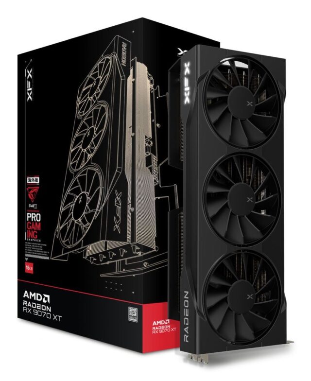 Karta graf. XFX Swift RX 9070XT Triple Fan 16GB - imagine 5