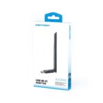 Karta sieciowa Vention AX300 USB Wi-Fi 6 2.4GHz z anteną czarny - imagine 4