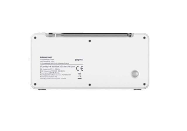 Radio przenośne BLAUPUNKT DAB DR6WH  biały - imagine 4