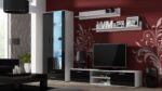 Cama TV stand SOHO 180 white/black gloss - imagine 7