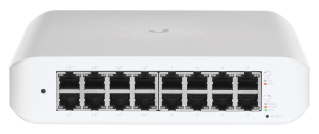 Ubiquiti UniFi Switch Lite 16 PoE L2 Gigabit Ethernet (10/100/1000) Power over Ethernet (PoE) White - imagine 4
