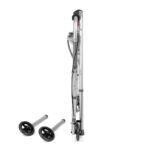 Four-wheeled wheelchair with brakes TIMAGO JMC-C 3223 Silver - imagine 8