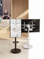 Gembird TVS-86TR-01-W TV floor stand  37  - 86   white - imagine 12