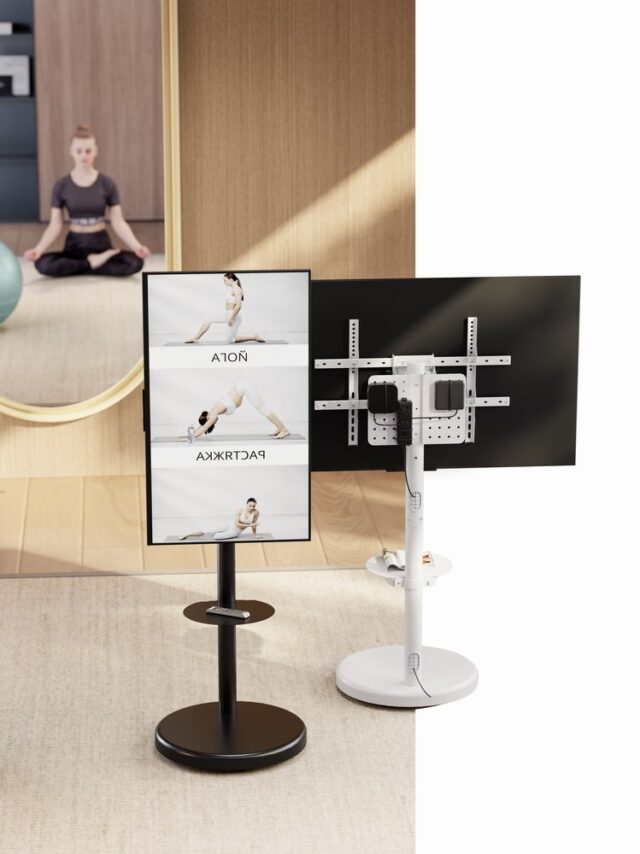 Gembird TVS-86TR-01-W TV floor stand  37  - 86   white - imagine 12