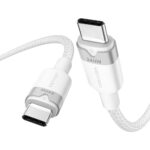 Kabel USB-C do USB-C 2.0 PD 3.1 Vention 5A 240W 2m biały - imagine 2