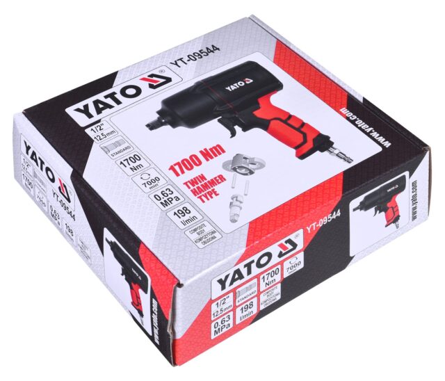 Pneumatic wrench 1/2  1700Nm YATO YT-09544 - imagine 7