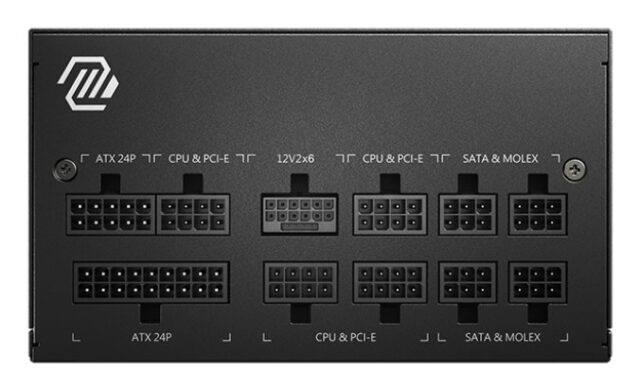 MSI MAG A850GL PCIE5 power supply unit 850 W 20+4 pin ATX ATX Black - imagine 2