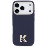 Case Karl Lagerfeld Karl Head Logo       MagSafe for iPhone 17 Pro Max blue - imagine 3