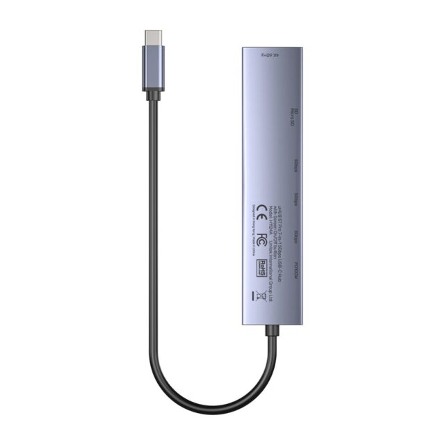 UNITEK HUB USB-C PD 100W HDMI 2.0 WITH ON/OFF - imagine 9