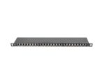 LANBERG PATCH PANEL 24 PORT 0.5U CAT.5E FTP BLACK