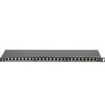 LANBERG PATCH PANEL 24 PORT 0.5U CAT.5E FTP BLACK
