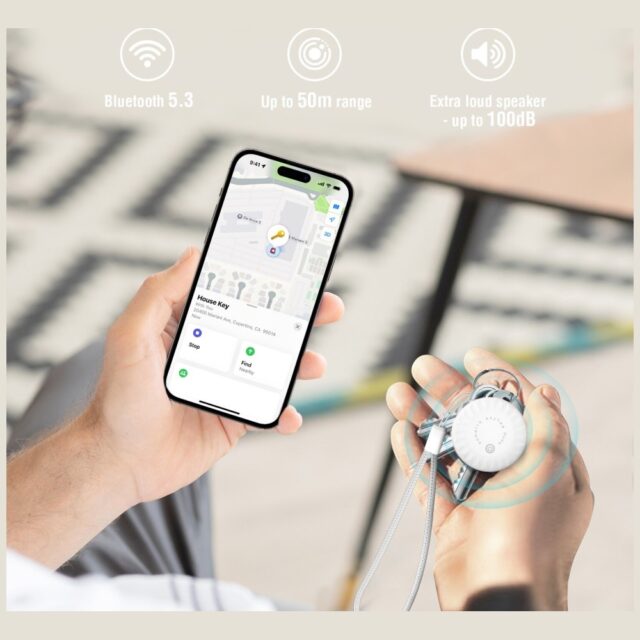 Lokalizator 4smarts SkyTag Duos biały    4szt - imagine 7