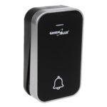 GreenBlue GB157 B Kinetic Battery-free Wireless Dorr Bell  Melodies  Black  Range up to 200m  IP44