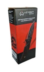 AZYMUT Rescue knife +belt cutter +glass breaker +case - imagine 11