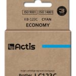 Actis KB-123C Ink (replacement for Brother LC123C/LC121C; Standard; 10 ml; cyan)