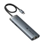 Stacja dokująca USB-C 8w1 Vention 4K 60Hz 100W PD 0.15m - imagine 2