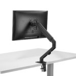 Maclean MC-906 Monitor Mount Holder Desk Table Mount 17  - 27  Adjustable Rotatable VESA 7 kg - imagine 2